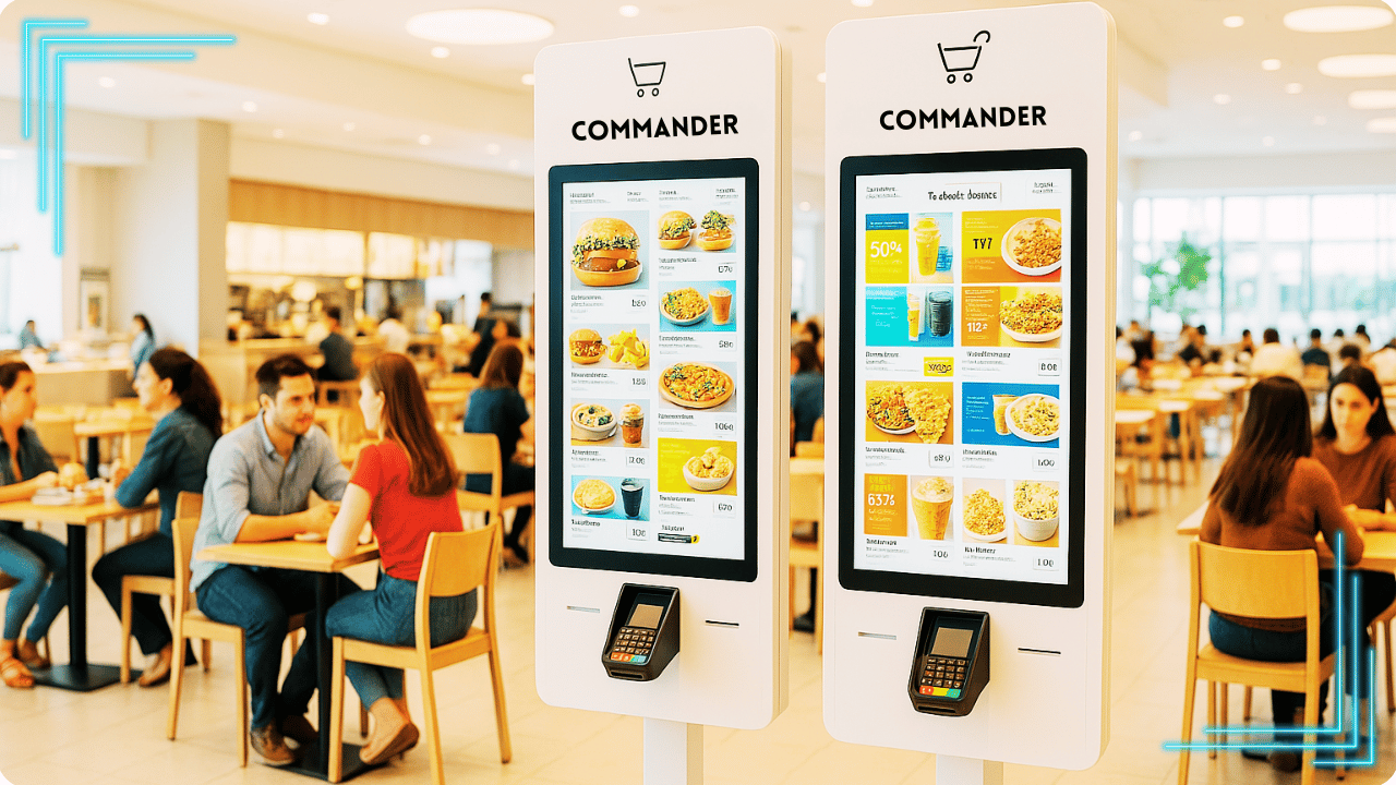 Bornes de commande automatisées pour restaurants