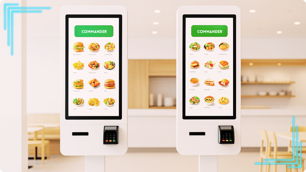 borne de commande pour restaurants