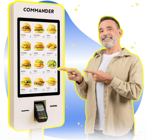 borne libre-service pour restaurant